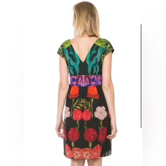 Desigual by Christian Lacroix CARMEN floral dress EUC - Picture 2 of 4